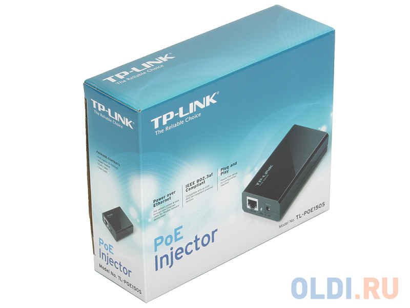 Адаптер PoE TP-Link TL-PoE150S Инжектор PoE от OLDI