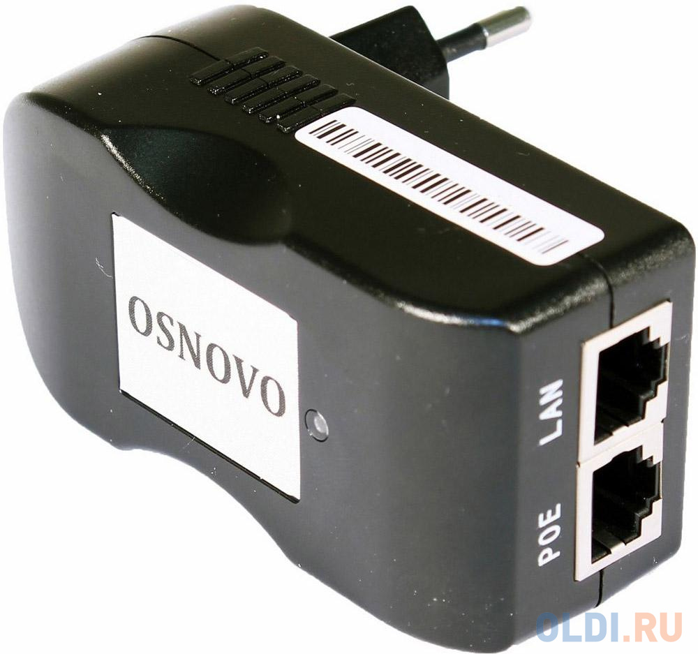 Инжектор PoE OSNOVO Midspan-1/151A osnovo poe инжектор gb ethernet на 1 порт мощностью до 65w напряжение poe 52v конт 1 2 4 5 3 6 7 8