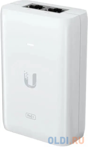 Ubiquiti PoE Injector, 802.3at Compact adapter capable of delivering 30W of PoE+ to the U6 LR, U6 Pro, and other 802.3at devices.