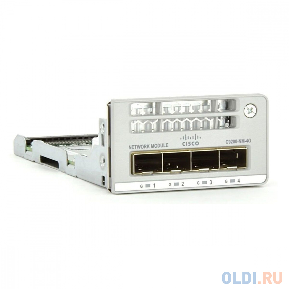 Модуль интерфейсный CISCO Catalyst 9200 4x1Gb SFP Uplink Module, C9200-NM-4G=