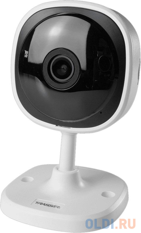 Видеокамера IP Trassir TR-W2C1 2.8-2.8мм цветная камера ip hikvision ds 2cd2123g2 is 2 8mm cmos 1 2 8 2 8 мм 1920 x 1080 н 265 mjpeg h 264 h 265 h 264h rj 45 poe белый