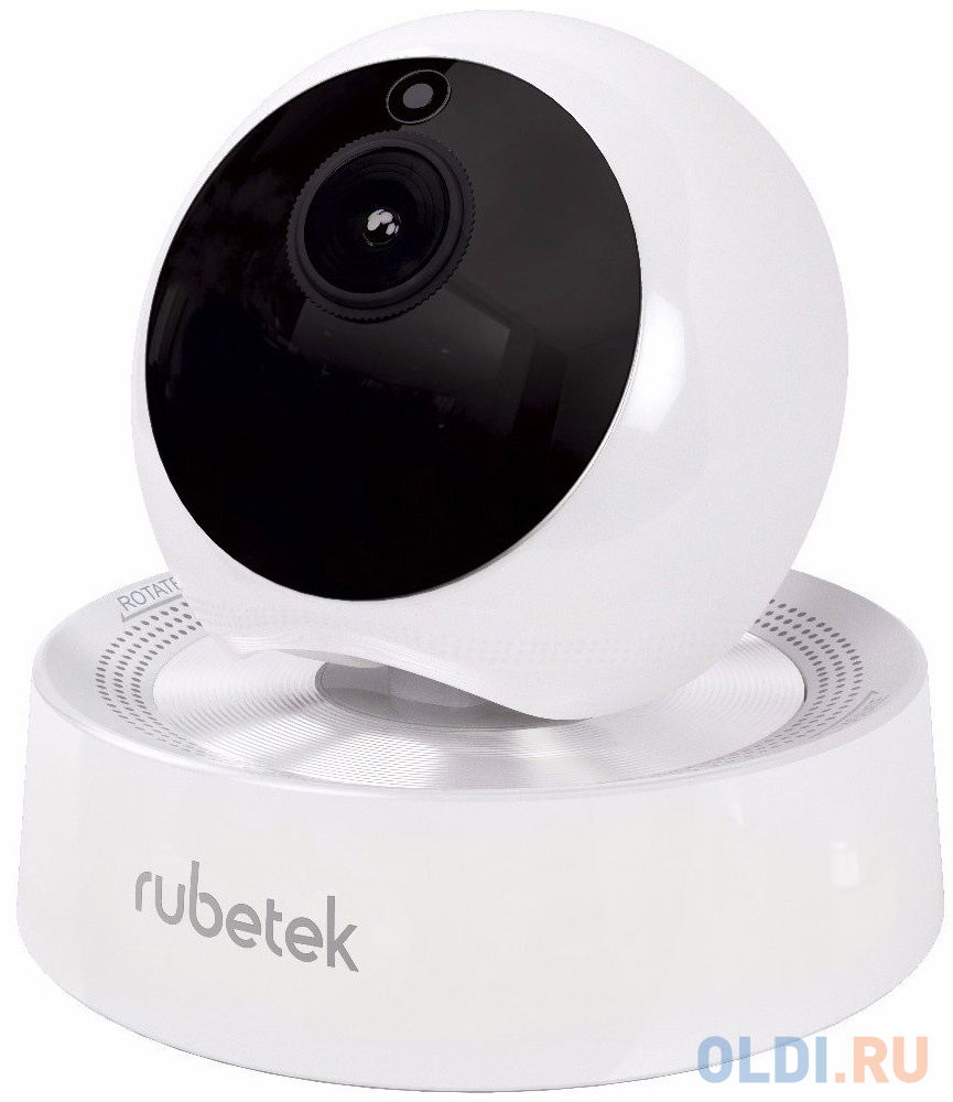 

Видеокамера Rubetek RV-3407 CMOS 1/4" 3.6 мм 1280 x 720 H.264 RJ-45 LAN Wi-Fi белый