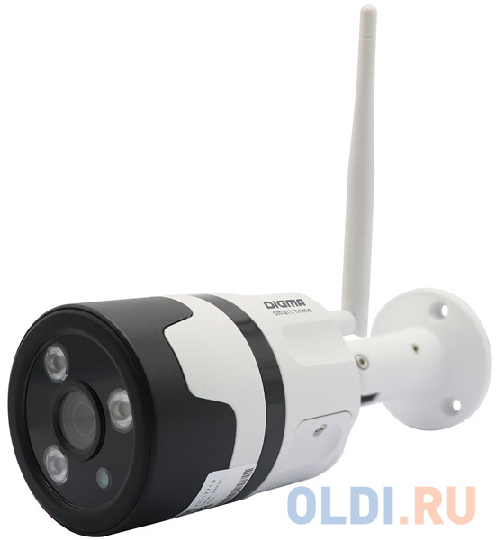 Видеокамера IP Digma DiVision 600 3.6-3.6мм цветная корп.:белый/черный камера видеонаблюдения ip tp link vigi c340 2 8mm 2 8 2 8мм цв корп белый