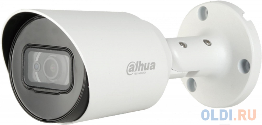 Камера видеонаблюдения Dahua DH-HAC-HFW1200TP-0280B 2.8-2.8мм HD-CVI HD-TVI цветная корп.:белый камера видеонаблюдения ip tp link vigi c340 2 8mm 2 8 2 8мм цв корп белый