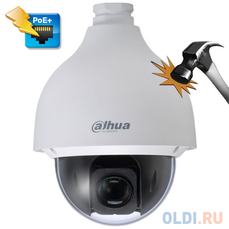 

Видеокамера IP Dahua DH-SD50230U-HNI 4.5-135мм цветная корп.:белый