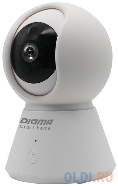 Камера IP Digma DiVision 401 CMOS 2.8 мм 1920 x 1080 H.264 MJPEG Wi-Fi белый черный от OLDI