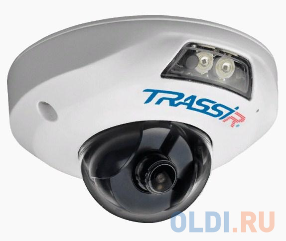 Камера IP Trassir TR-D4121IR1 3.6 CMOS 1/2.7&quot; 3.6 мм 1920 x 1080 H.264 RJ-45 PoE белый от OLDI