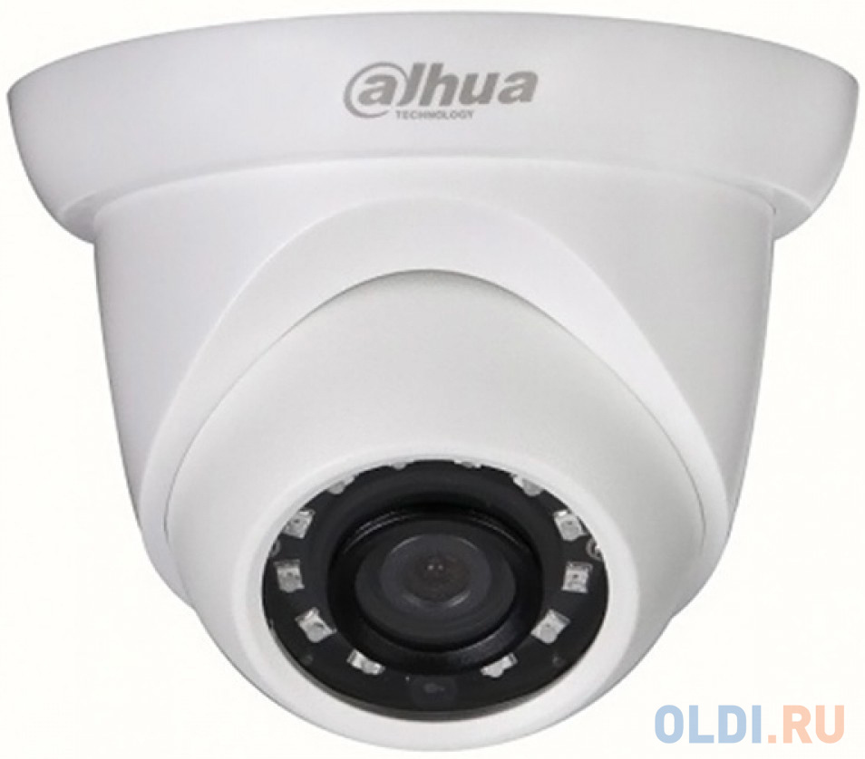 Камера IP Dahua DH-IPC-HDW1230SP-0280B CMOS 1/2.7" 2.8 мм 1920 x 1080 Н.265 H.264 MJPEG RJ-45 PoE белый