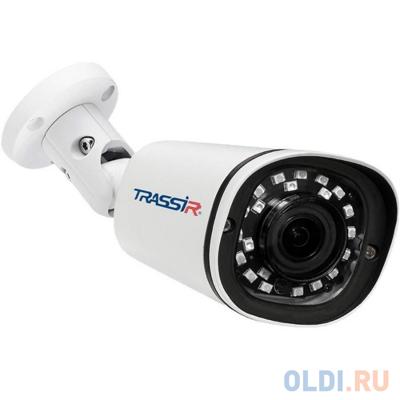 

Камера IP Trassir TR-D2141IR3 3.6 CMOS 1/3" 3.6 мм 2592 х 1520 Н.265 H.264 Ethernet RJ-45 10/100Base-T RJ-45 PoE белый