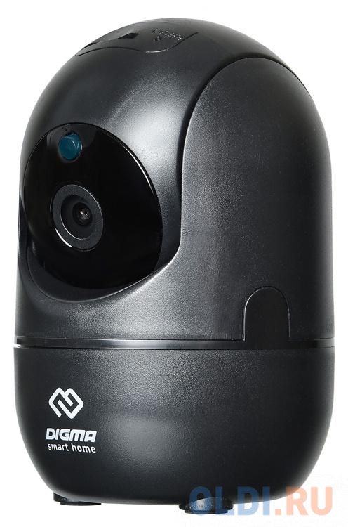 Камера IP Digma DiVision 201 CMOS 2.8 мм 1280 x 720 Wi-Fi черный - фото 2
