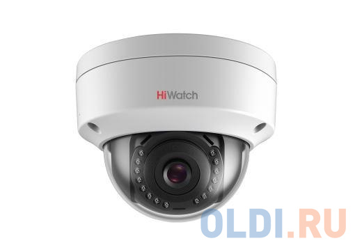 

IP-камера HiWatch DS-I202 (4 mm) "2Мп уличная купольная мини IP-камера с ИК-подсветкой до 30м 1/2.8'' Progressive Scan CMOS матрица; объектив 4мм; уго