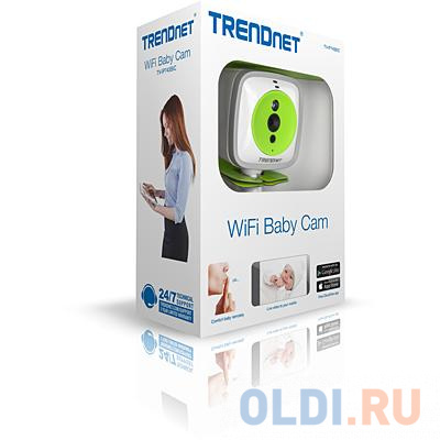 Интернет-камера Trendnet TV-IP743SIC WiFi Baby Cam камера няня с ночным/дневным видением (до 5 метров) c динамиком - фото 7