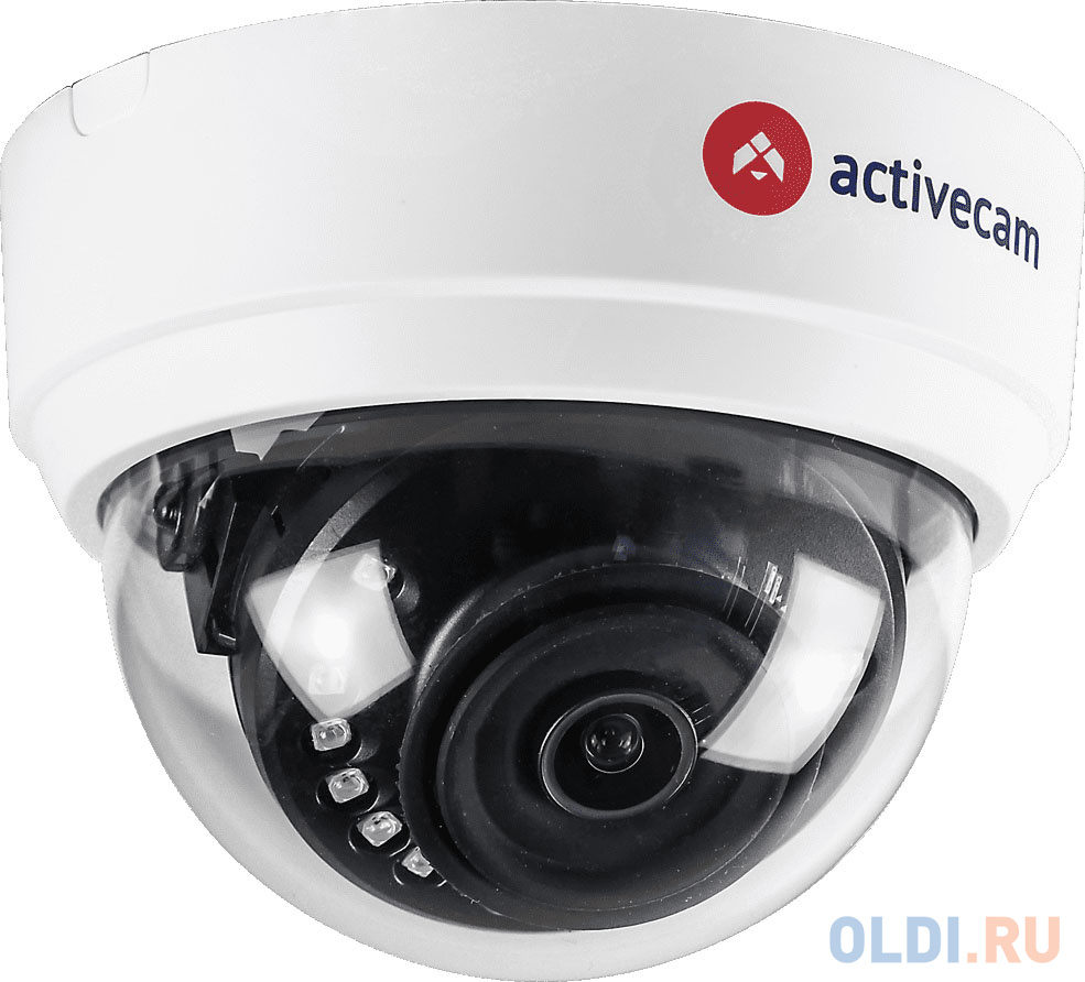 

Камера ActiveCam AC-H2D1 CMOS 1/2.7" 3.6 мм 1920 x 1080 HD-TVI белый