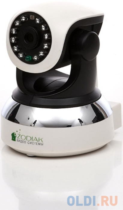 

Камера видеонаблюдения ZODIAK ES-IP909IW внутренняя поворотная день/ночь P2P HD Wi-Fi MicroSD