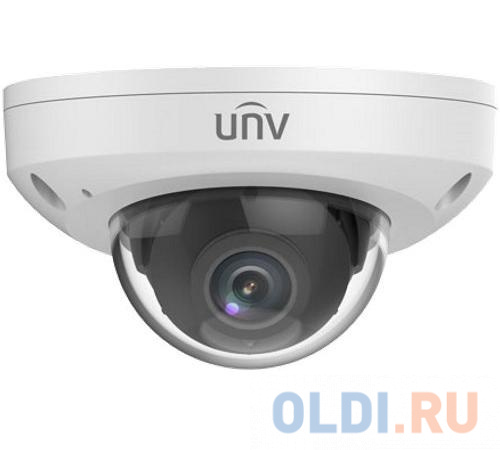 

IP камера UNV 4Мп купольная антивандальная мини-камера, ИК-подсветка до 15м, об. 2.8мм