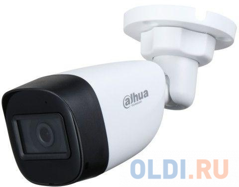 Камера видеонаблюдения Dahua DH-HAC-HFW1200CP-0280B 2.8-2.8мм HD-CVI HD-TVI цветная корп.:белый фото