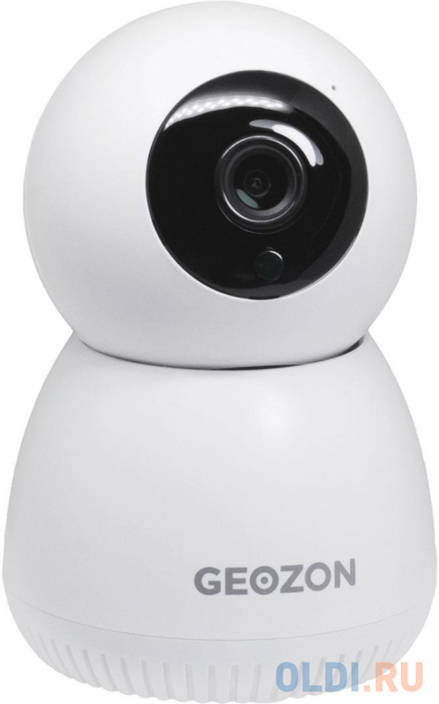 Умная камера 360 GEOZON SV-01/Wi-Fi/micro-SD до 64GB/AVCHD 720p/Датчик движения/Ночная съёмка/AC 100-250V; DC 5V/1.6A/Установка внутри помещений/white фото
