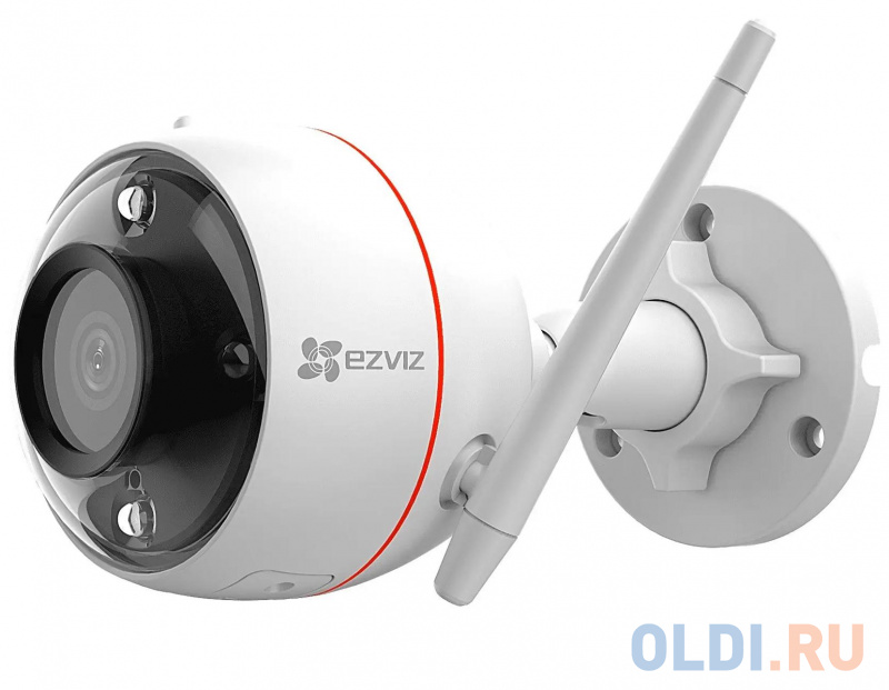 

Ezviz C3W 1/2.7" Progressive Scan CMOS, 0.01Lux @(F1.6, AGC ON), 0 Lux with IR. 2.8mm @F1.6, View angle: 100° Horizontal, 121° Diagonal. Supports