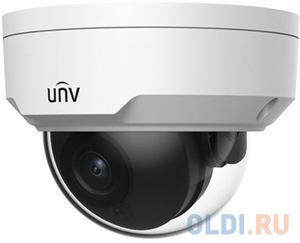 Uniview Видеокамера IP купольная антивандальная, 1/2.8" 2 Мп КМОП @ 30 к/с, ИК-подсветка до 30м., LightHunter 0.001 Лк @F1.6, объектив 4.0 мм, WD фото