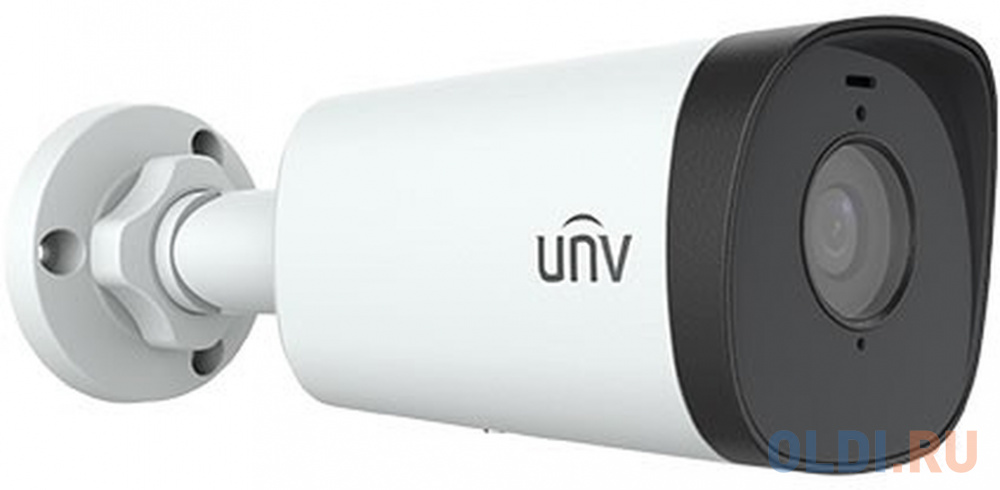 Uniview Видеокамера IP цилиндрическая, 1/2.8" 2 Мп КМОП @ 30 к/с, ИК-подсветка до 80м., LightHunter 0.001 Лк @F1.6, объектив 4.0 мм, WDR, 2D/3D D
