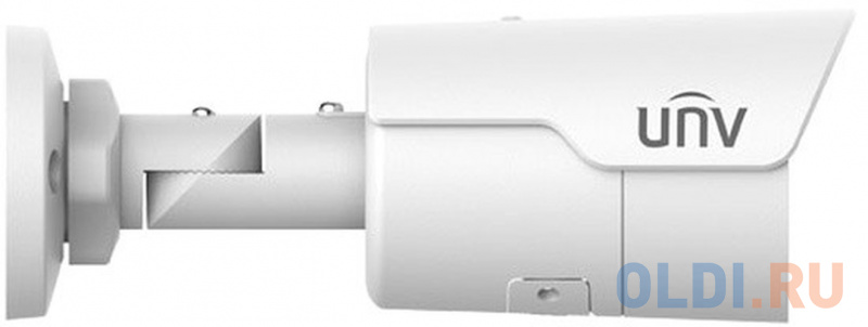 Uniview Видеокамера IP цилиндрическая, уличная, фикс, объектив 2,8мм, 4MP, Smart IR 50m, Mic, WDR 120dB, Ultra 265/H,264/MJPEG, Easystar, MicroSD, POE фото