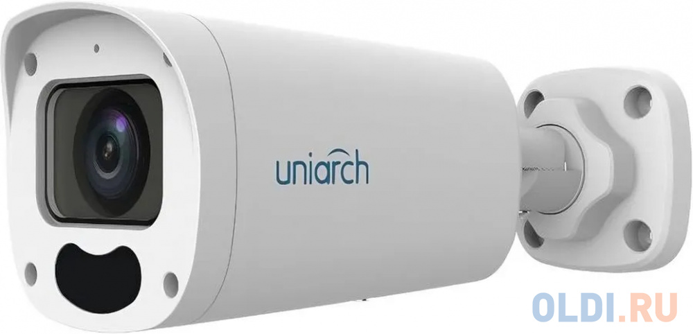 IP-камера Uniarch 4МП уличная цилиндрическая с фиксированным объективом  2.8 мм, ИК подсветка до 50 м., матрица 1/2.7" CMOS