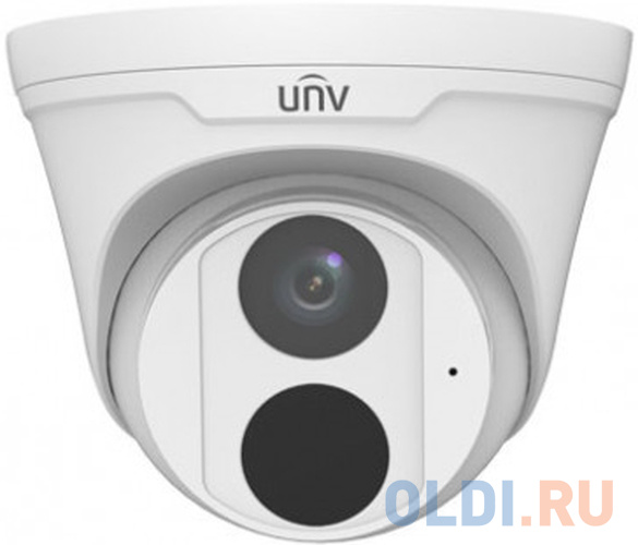 Uniview Видеокамера IP купольная, 1/3" 4 Мп КМОП @ 30 к/с, ИК-подсветка и подсветка до 30м., EasyStar 0.005 Лк @F1.6, объектив 2.8 мм, WDR, 2D/3D