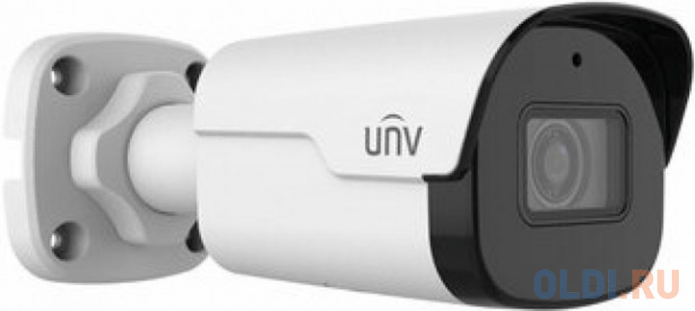 Uniview Видеокамера IP цилиндрическая, 1/2.8" 8 Мп КМОП @ 20 к/с, ИК-подсветка до 50м., LightHunter 0.003 Лк @F1.6, объектив 4.0 мм, WDR, 2D/3D D