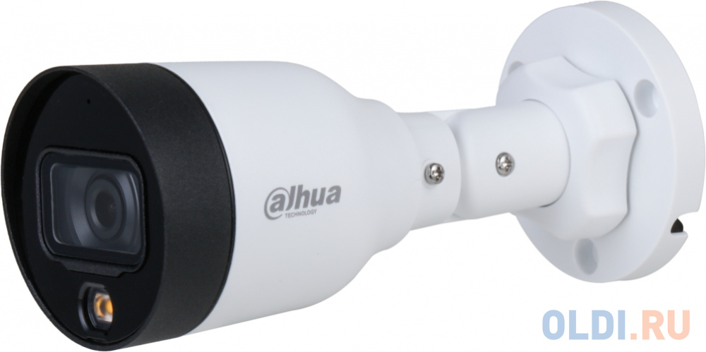 DAHUA DH-IPC-HFW1439SP-A-LED-0280B-S4 Уличная цилиндрическая IP-видеокамера Full-color 4Мп, 1/3” CMOS, объектив 2.8мм, LED-подсветка до 30м, IP67, кор - фото 2