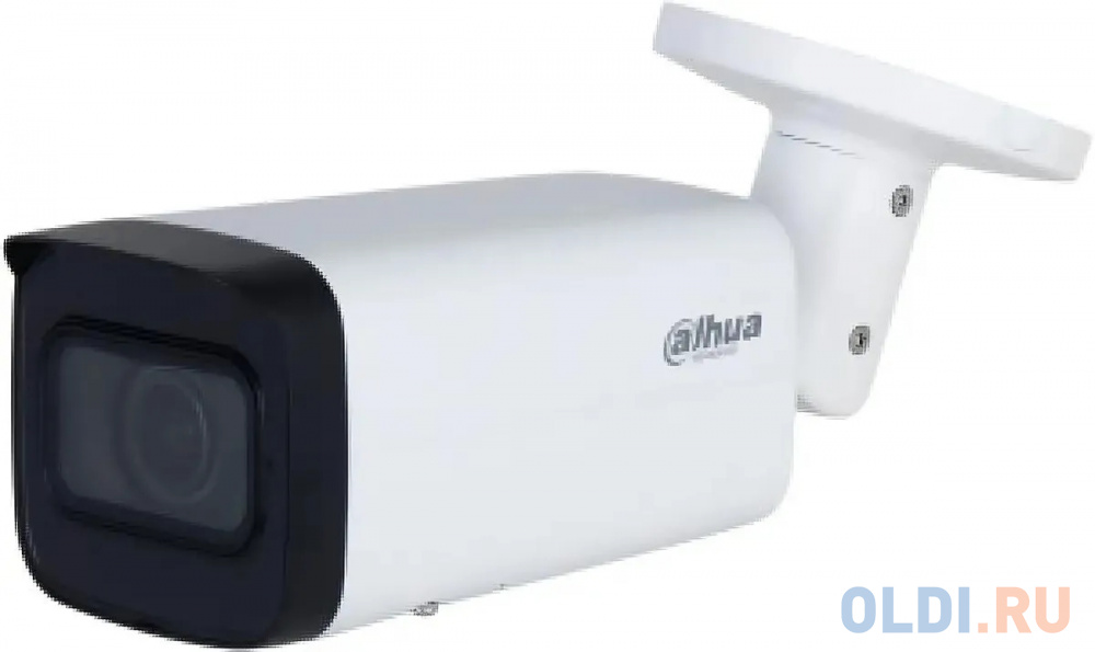 Уличная цилиндрическая IP-видеокамера с ИИ, 2Мп; 1/2.8 CMOS; моторизованный объектив 2.713.5мм; механический ИК-фильтр; WDR(120дБ); чувствительность 0