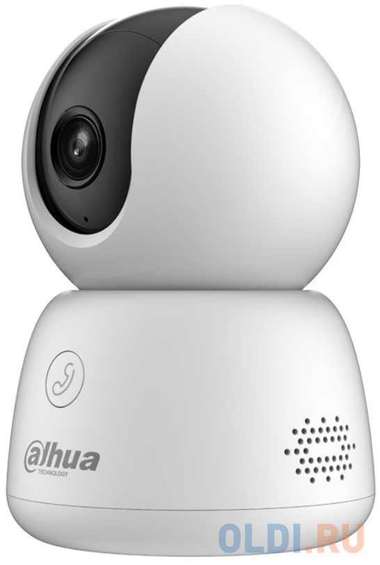 DAHUA DH-IPC-H3BP-0360B Мини-PT IP-видеокамера с Wi-Fi 2.4ГГц 3Мп, 1/3.2" CMOS, объектив 3.6мм, обнаружение людей, ИК 10м, микрофон, динамик