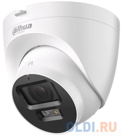 DAHUA DH-IPC-HDW2249TP-S-PV- 0280B Уличная турельная IP-видеокамера Smart Dual Light с ИИ 2Мп, 1/2.8" CMOS, объектив 2.8мм, видеоаналитика, ИК до 30м,