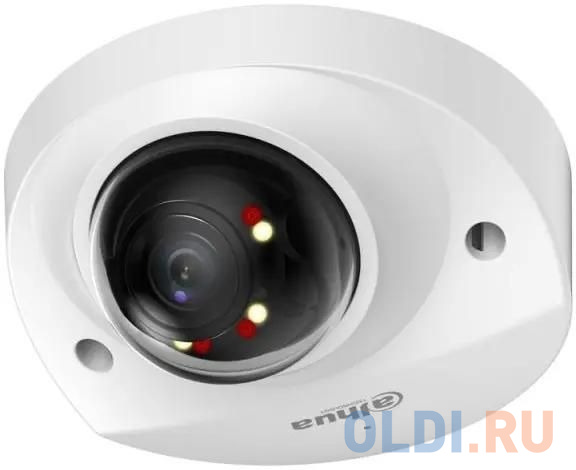 DAHUA DH-IPC-HDBW2249FP-AS-I L-0280B Уличная мини-купольная IP-видеокамера SmartDualLight 2Мп, 1/2.8" CMOS, объектив 2.8мм, видеоаналитика, микрофон, И