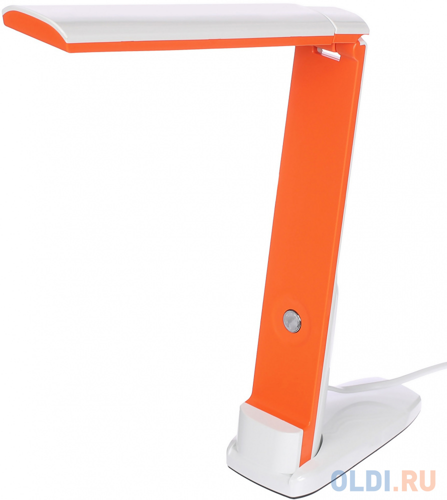 Camelion KD-808  C37 белый & оранжевый  LED (Свет-к настольн., 5 Вт, 230В, 400 лм, 4000К) 12720 - фото 1