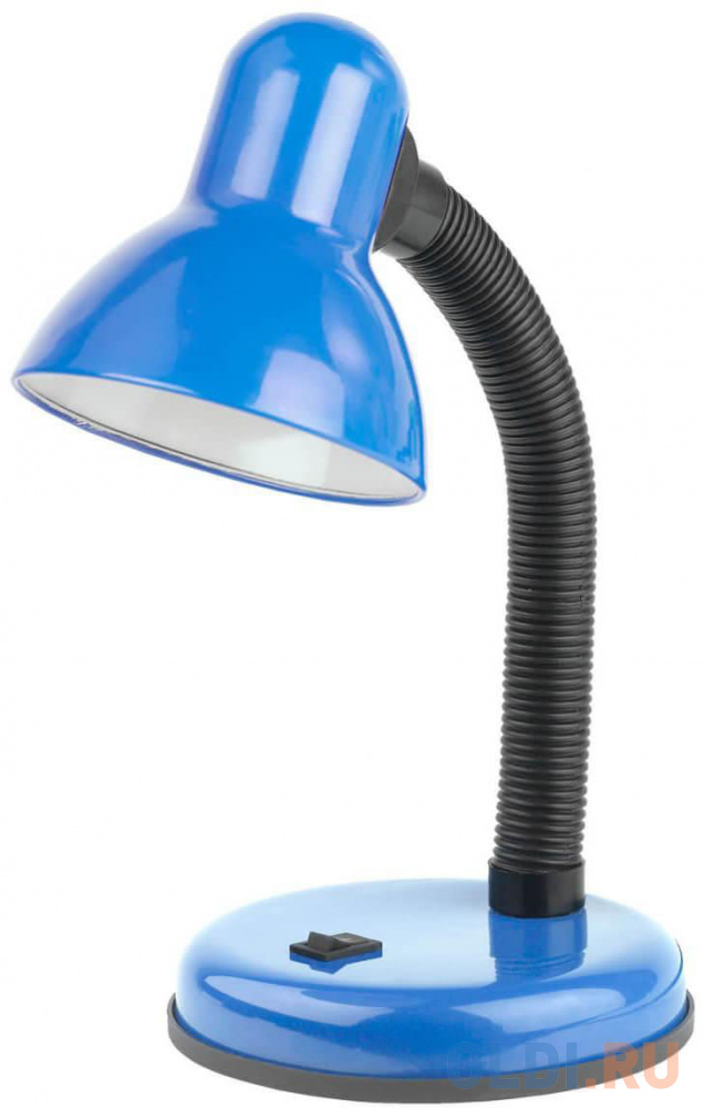 ЭРА Б0022333 Настольный светильник N-120-E27-40W-BU синий эра б0004479 настольный светодиодный светильник nled 435 4w bu синий на прищепке температура 3000к