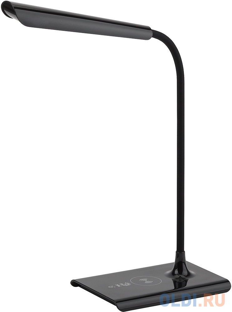 ЭРА Б0038590 Настольный светодиодный светильник NLED-474-10W-BK черный светильник настольный трансвит веста с16 пш vestac16 psh bl на гибкой стойке 7вт
