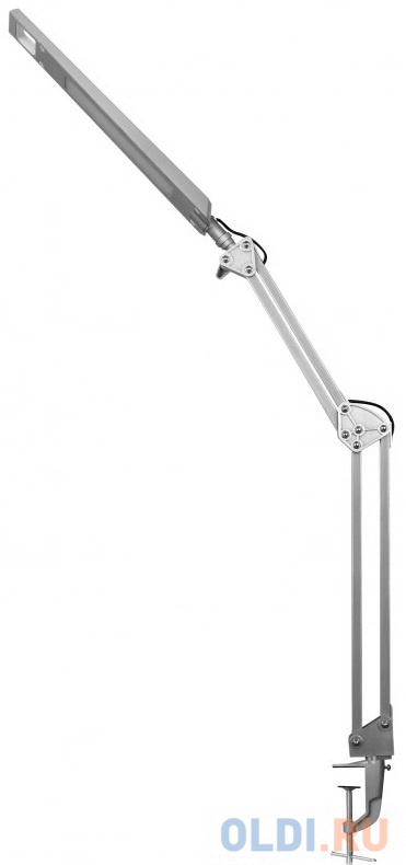 Camelion KD-821  C03 серебро LED (Св-к наст.,8 Вт, 230В, 2 ур.ярк,350лм, струбцина) фото