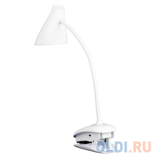Настольный светильник Rombica LED Clamp, цвет белый - фото 2