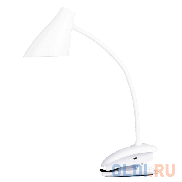 Настольный светильник Rombica LED Clamp, цвет белый - фото 3