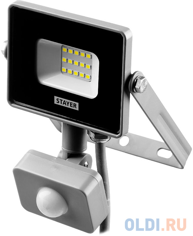 

Прожектор LEDPro STAYER Profi 57133-10 светодиодный, датчик движения, 10Вт