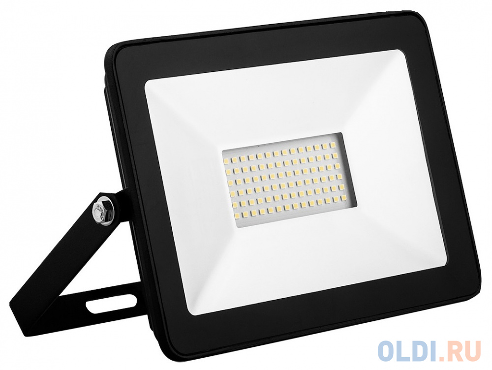 

Прожектор светодиодный SAFFIT 55077 2835 SMD, 50W 4000K IP65, черный в компактном корпусе,SFL90-50