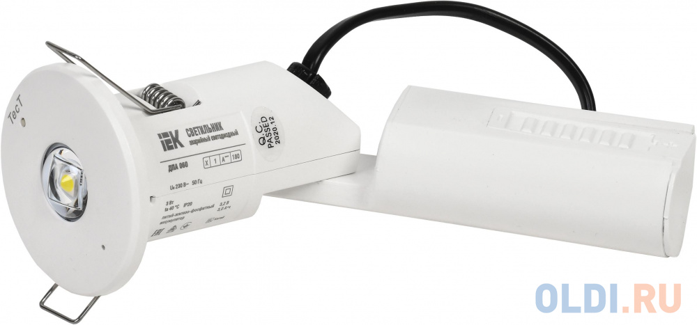 Iek LPDO601-20-65-K01 Прожектор СДО 06-20 светодиодный белый IP65 6500 K IEK прожектор уличный iek cдо светодиодный 10вт корп алюм белый lpdo601 10 65 k01