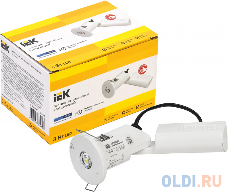 Iek LPDO601-20-65-K01 Прожектор СДО 06-20 светодиодный белый IP65 6500 K IEK фото