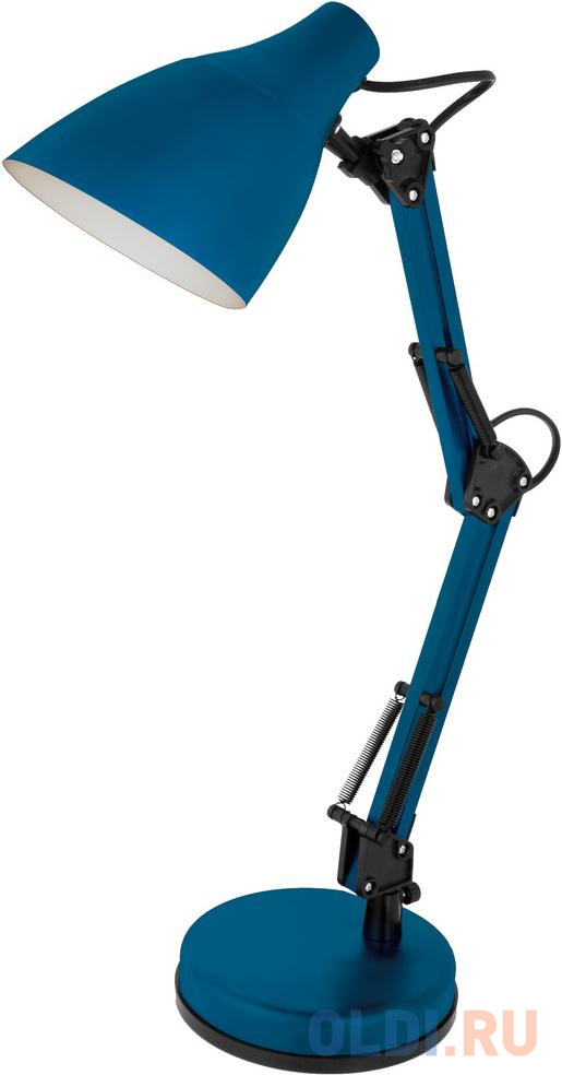 Camelion KD-331  C06 синий (Светильник настольный, 230V, 40W, E27) ultraflash uf 301 с06 синий светильник настольный 230v 60w