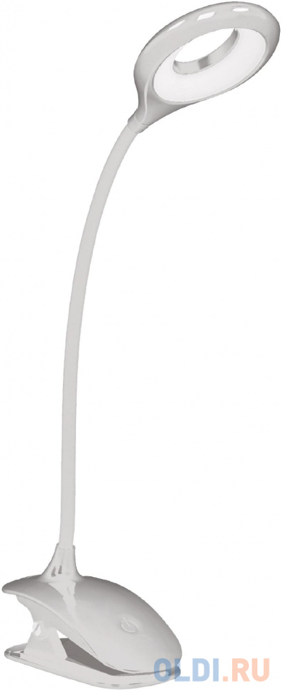 Светильник Старт CT203 (14680) настольный на прищепке белый 5Вт - фото 1