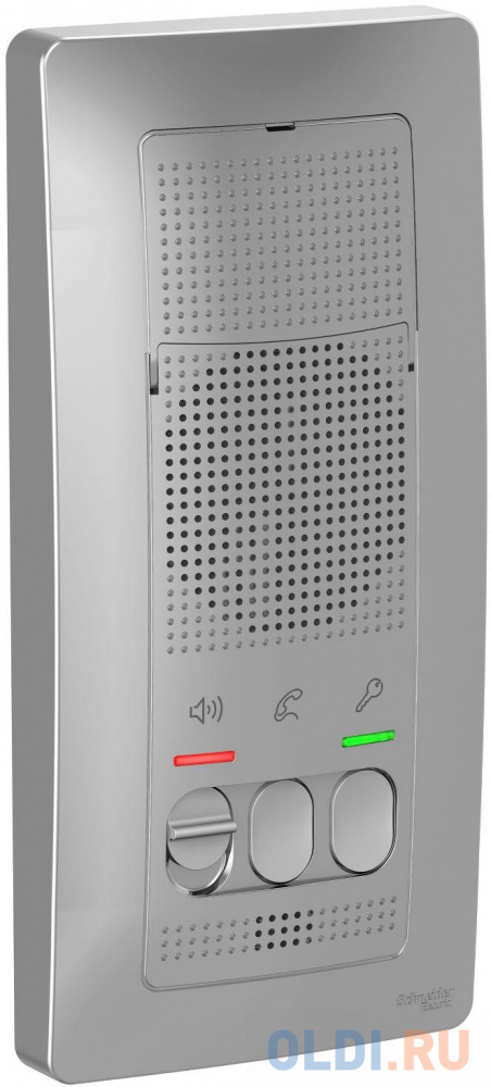Устройство переговорное SCHNEIDER ELECTRIC BLNDA000013  домофон blanca настен. монтаж 25В алюм.