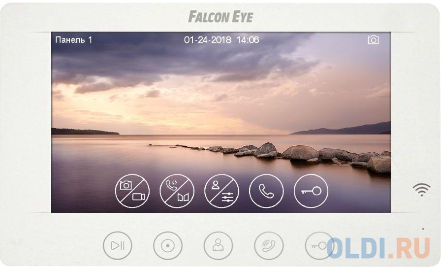 Видеодомофон Falcon Eye Cosmo HD Wi-Fi белый - фото 4