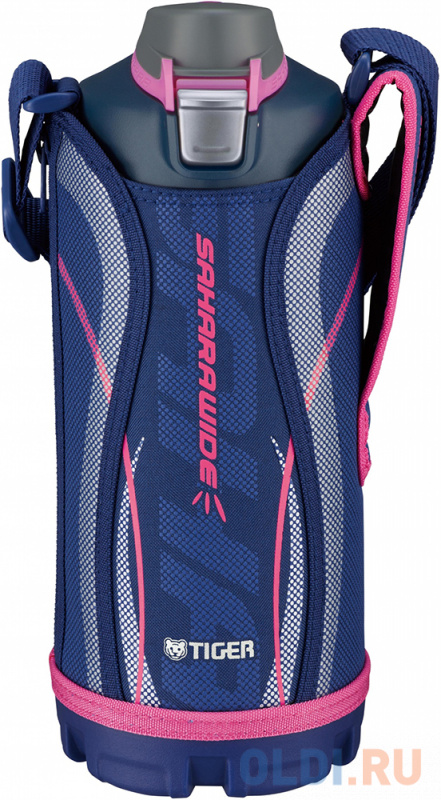 

Термос спортивный Tiger MME-C100 Navy 1,0 л, цвет синий (для холодных напитков, нержавеющая сталь, ширина горловины 7см, чехол с регулируемым наплечным ремнем в комплекте