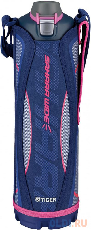 

Термос спортивный Tiger MME-C150 Navy 1,5 л, цвет синий (для холодных напитков, нержавеющая сталь, ширина горловины 7см, чехол с регулируемым наплечным ремнем в комплекте