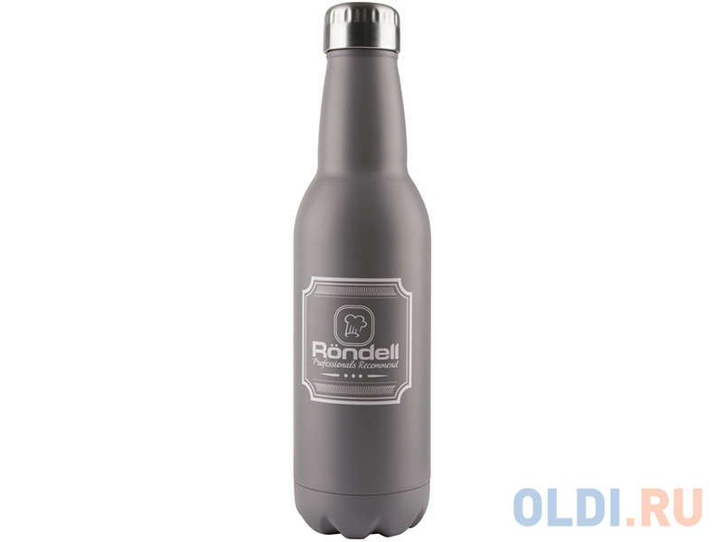 

841-RDS Термос 0,75 л Bottle Grey Rondell, Серый